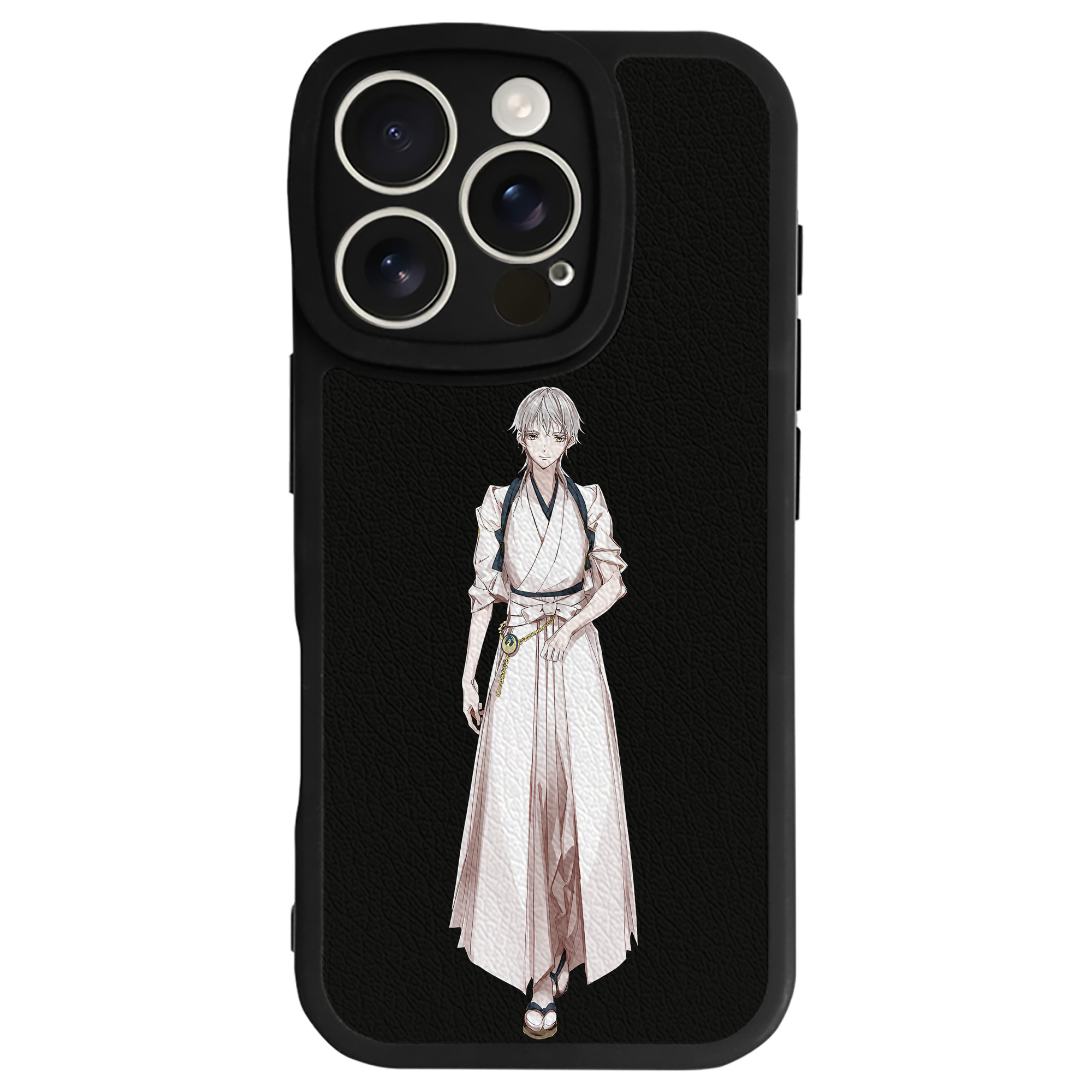 （画像用） 刀剣乱舞 Touken Ranbu 【iPhone 16シリーズ対応】シリコンスマホケース（レザー調） 材質：シリコン